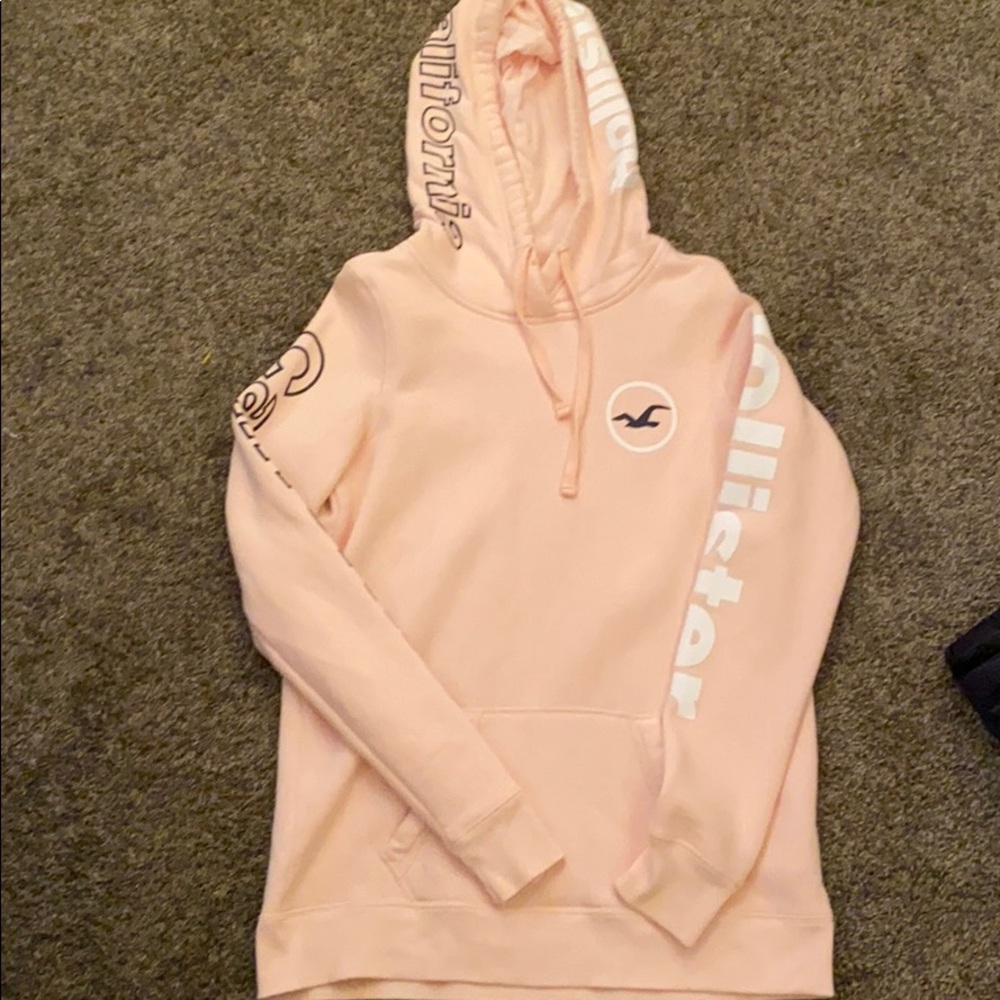 Light pink Hollister hoodie